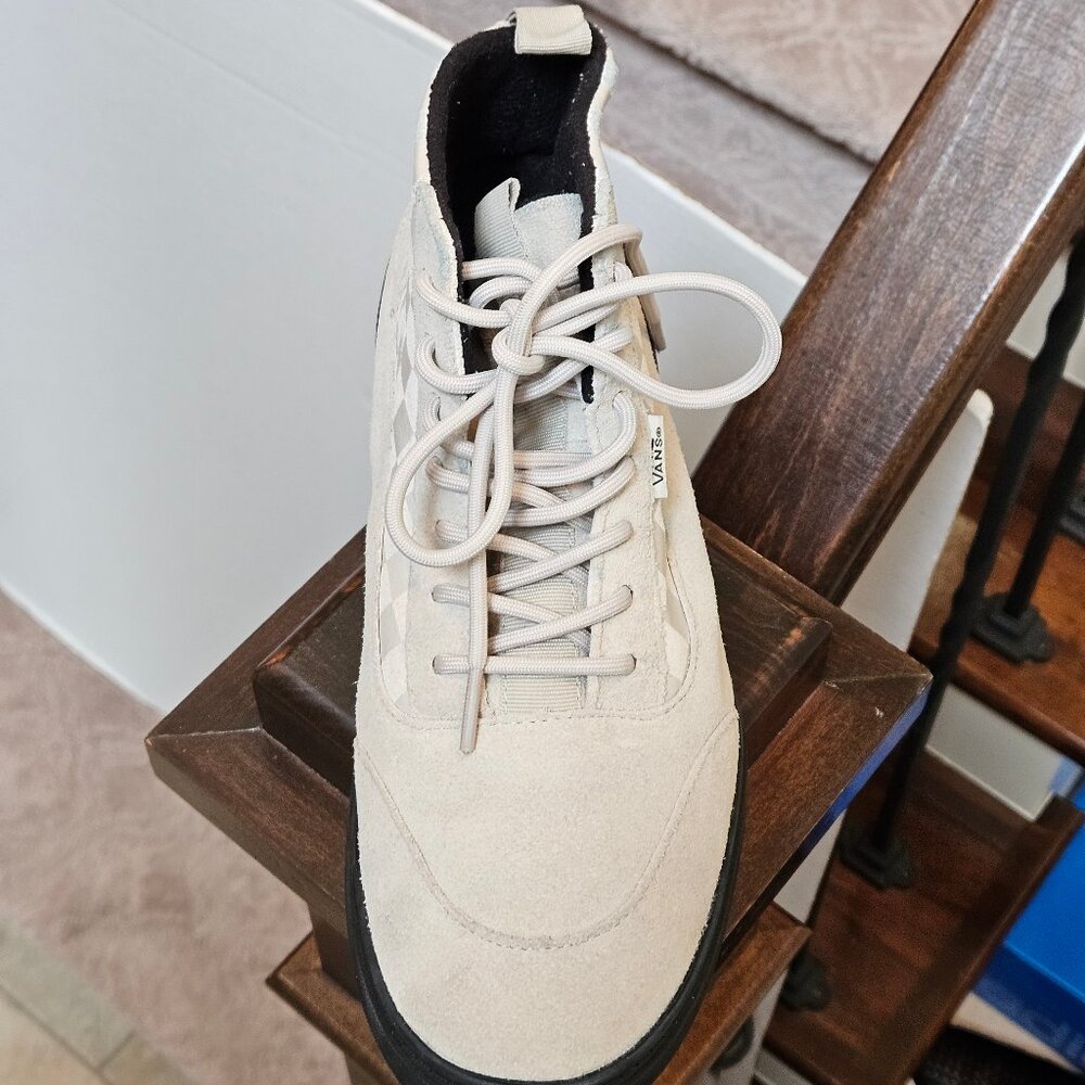 Vans Women's Suede "Cold Weather" High Top Sneaker Boots, Cream, Sz 8.5 - Picture 10 of 16